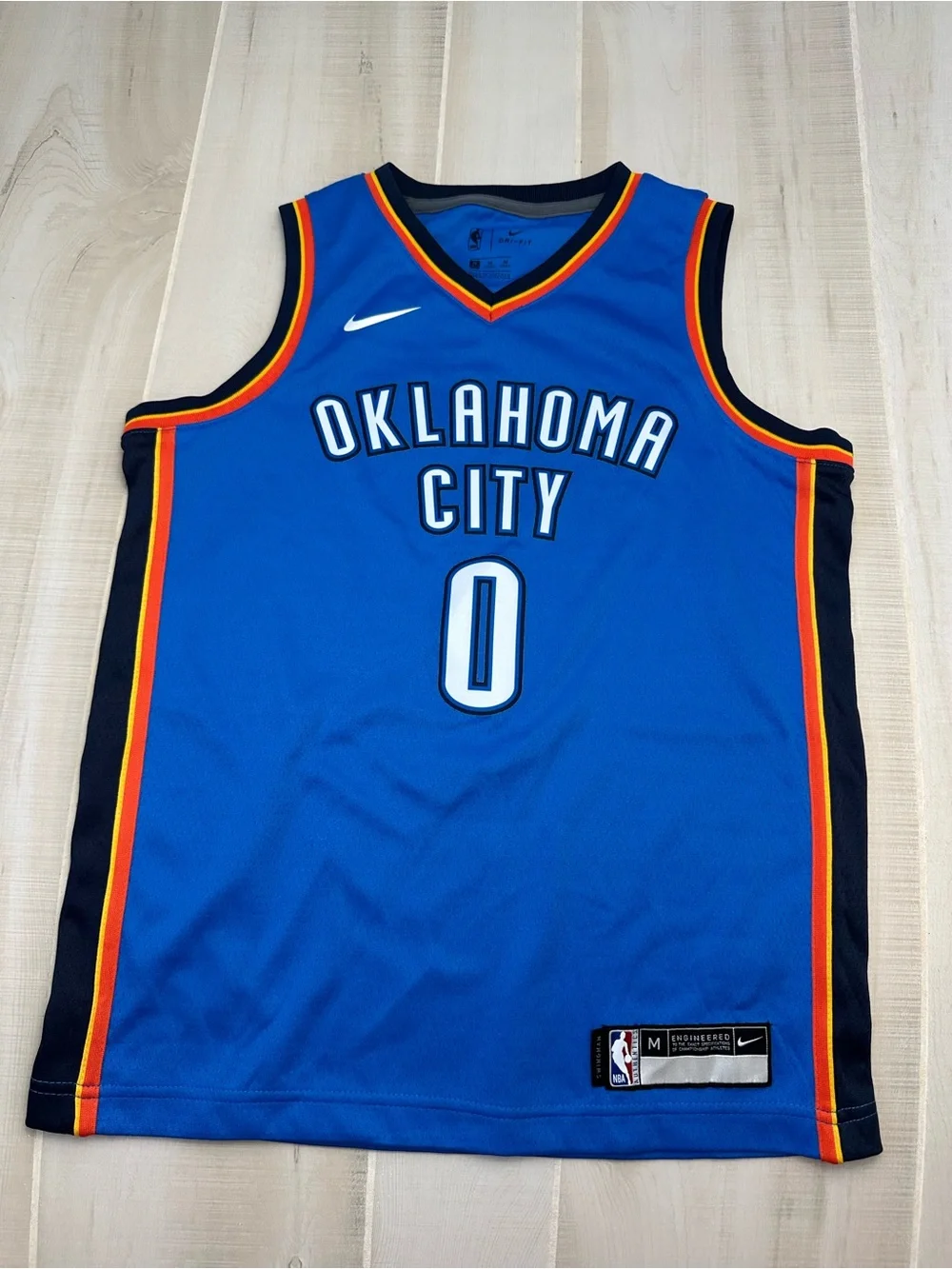 Nike Oklahoma City Thunder #0 Westbrook Swingman Youth Jersey